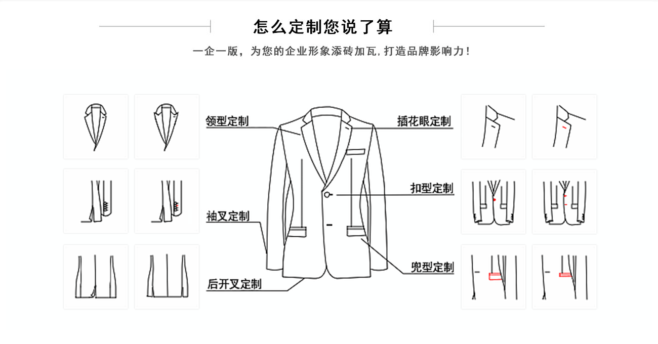 男士韓版職業套裝個性化定制選擇