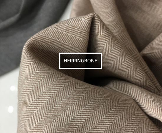 面料花紋種類(lèi)的名稱(chēng)-Herringbone(魚(yú)骨紋/人字紋)